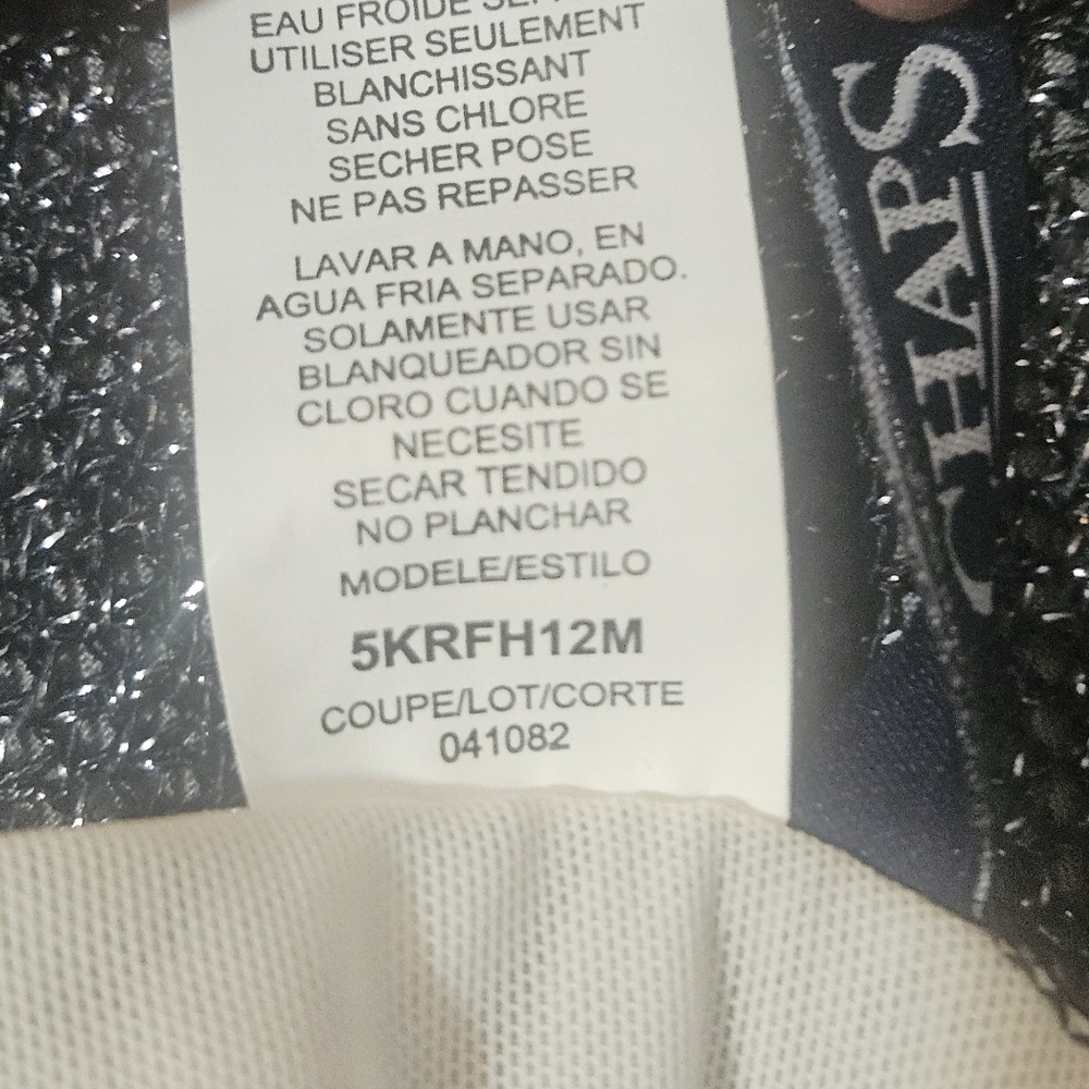 Chaps Black and White Polka Dot Swimsuit Nice EUC Size 10 - Picture 6 of 8